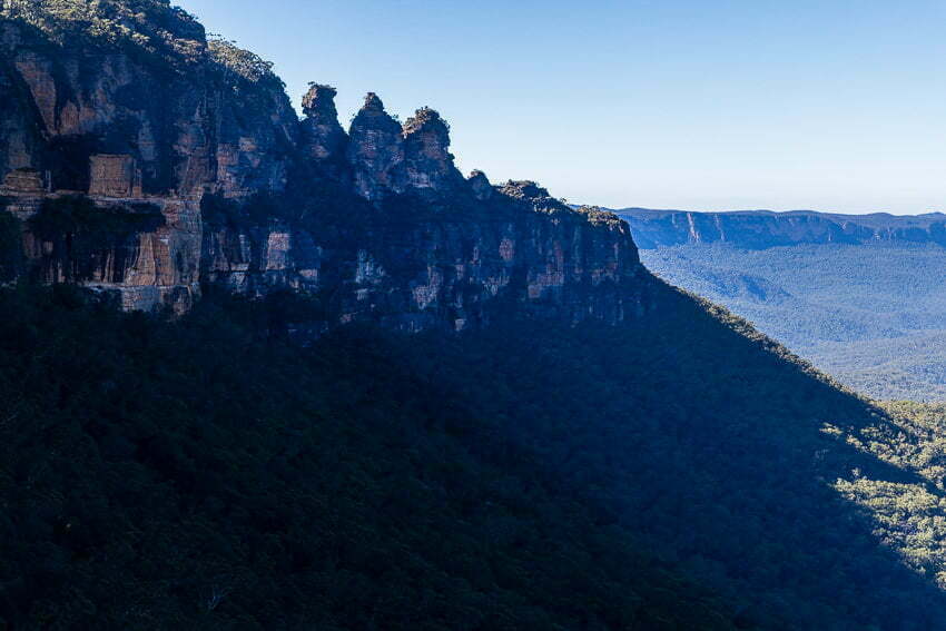 Easier than Giant Steps, but there are still a few steep steps to climb  coming up the Furber Steps – Katoomba, Blue Mountains